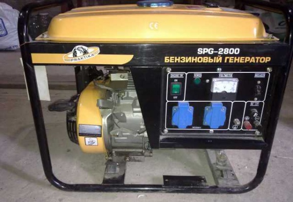 Электрогенератор бензиновый PRAKTIKA SPG 2800