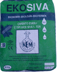 Штукатурка KEM EKO SIVA эконом 35 кг (до 2 см)
