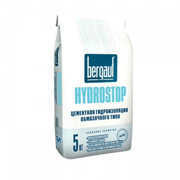 Гидроизоляция обмазочного типа Bergauf Hydrostop 5 кг