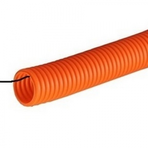 Гофротруба ПНД 25 мм оранжевая
