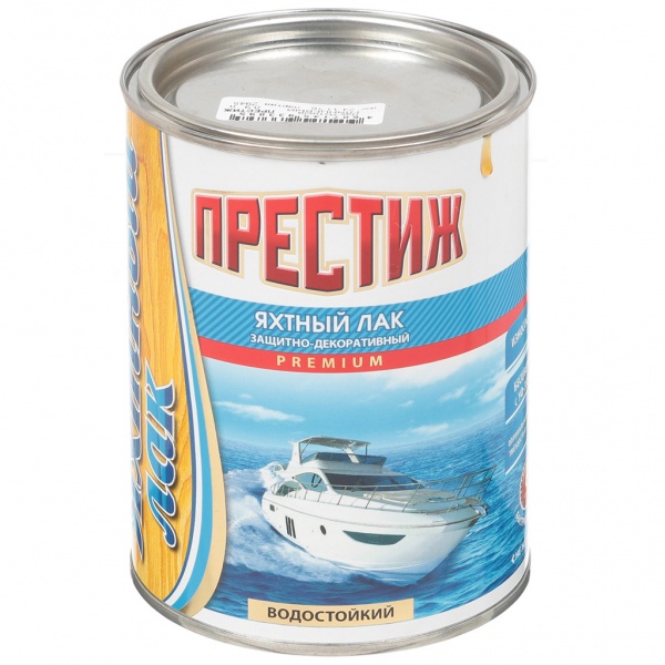 Лак Яхтный 0.9 кг матовый алкидно/уритан ПРЕСТИЖ