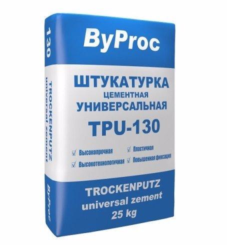 Штукатурка ByProc универсальная TPU-130 25 кг