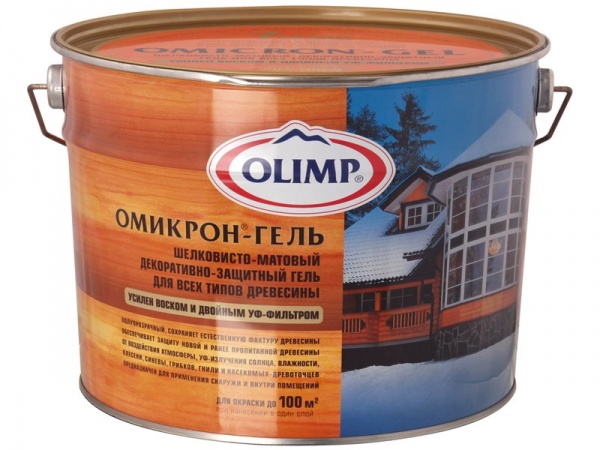 Антисептик ОЛИМП Омикрон-гель орех 0,9 л