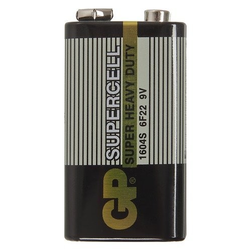 Батарейка GP Supercell соль крона 6F22 1604S