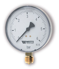 Манометр WATSS MDR-100/10 1/2 0-10бар радиальный
