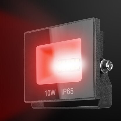 Прожектор с/д ДО-10W Красный IP65 ОНЛАЙТ 61144 OFL