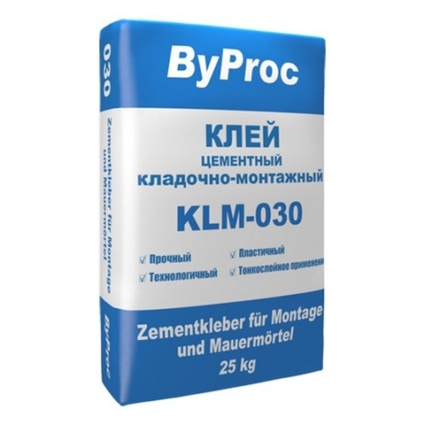 Клей для газоблока ByProc KLM-030 25 кг