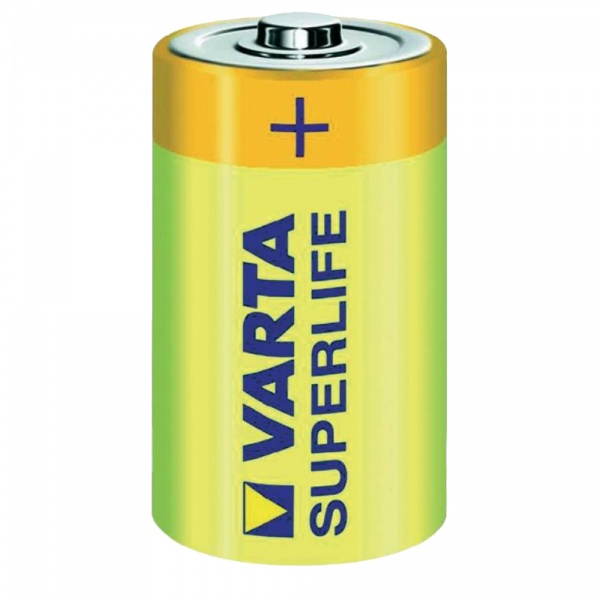 Батарейка VARTA R20 SUPERLIFE большая BL2 (2/24) соль