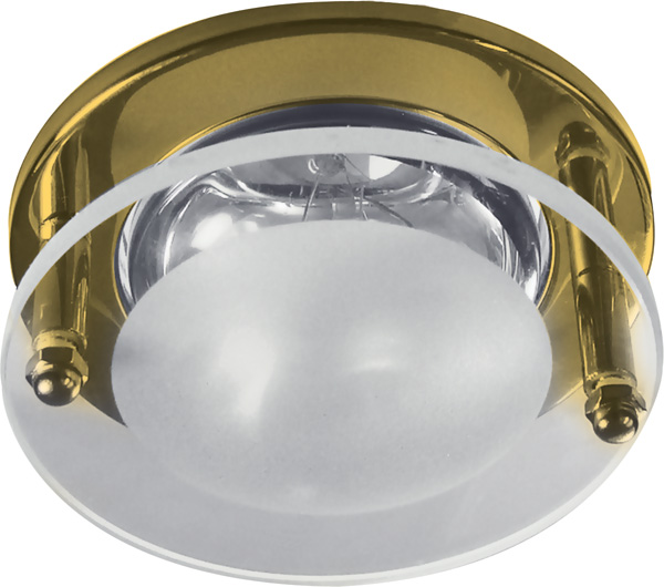 Светильник FERON 1787 R50 золото/со стеклом